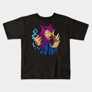 Wizard and magician - magic owl Kids T-Shirt